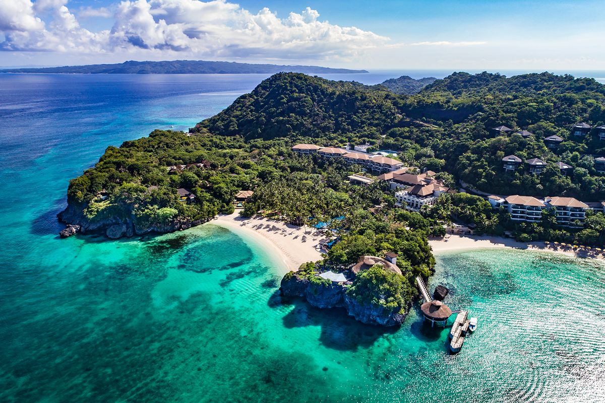 Luxury resort in the Philippines featured by LXV, showcasing tropical scenery and premium accommodations.